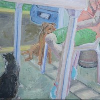 Breakfast in Bacalar (2016)• 6" x 12" • Oil on Canvas • $165