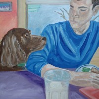 Lunch Date(2016)• 12" x 12" • Oil on Canvas • SOLD