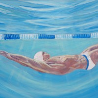 Propulsion (2015) • 16"x20" • Oil on Canvas •$325