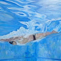 Nolan's Streamline (2015) • 16"x20" • Oil on Canvas • SOLD