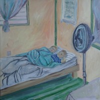 Wish Willy Lie In (2016)• 12" x 12" • Oil on Canvas • $150