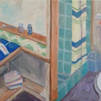 You Can Drink The Water (2016)• 6" x 12" • Oil on Canvas • $165