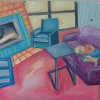 After the Cousins: Residence Inn (2016)• 12" x 12" • Oil on Canvas • $150